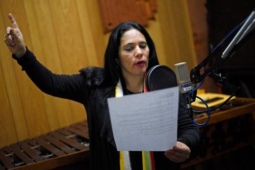 Claudia Massis radio actriz guatemalteca. (Foto: Wilder López/Soy502)