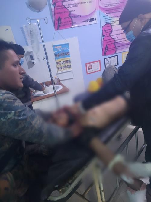 Dos soldados resultaron heridos el domingo 13 de marzo. (Foto: Ministerio de la Defensa) 