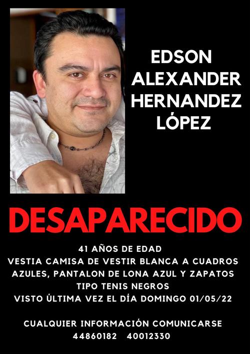 Edson Hernández, Lionel Barrios, Desaparecidos