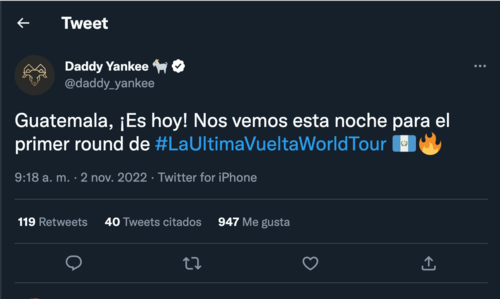 Daddy Yankee dará dos shows en el país. (Foto: captura de video)