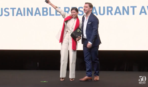 Débora Fadul recibió dos reconocimientos por su restaurante "Diacá". (Foto: captura de video)