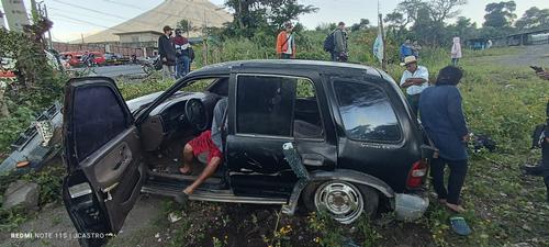 accidente de tr&aacute;nsito, perro atropellado, evita accidente
