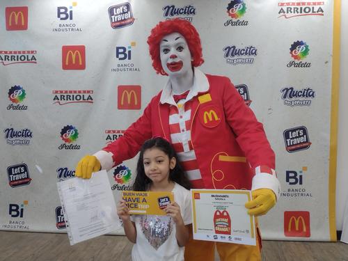 McDonald's, ganadores del concurso, dibujo, celebraciones infantiles, Guatemala, Soy502