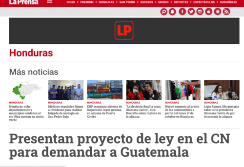La medida fue anunciada el pasado viernes en los medios de Honduras. (Foto: captura de pantalla)
