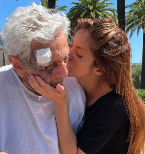 El padre de Shakira sufri&oacute; una ca&iacute;da en julio de este a&ntilde;o. (Foto: Instagram)