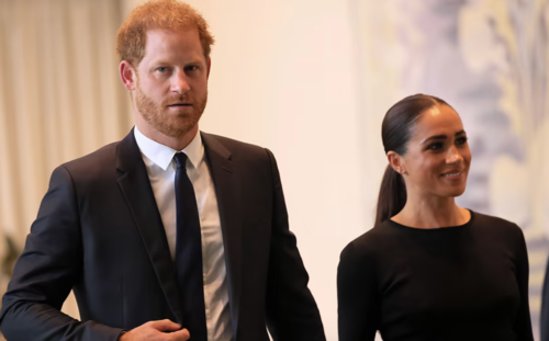 El pr&iacute;ncipe Harry y Meghan Markle. (Foto: Hola!)