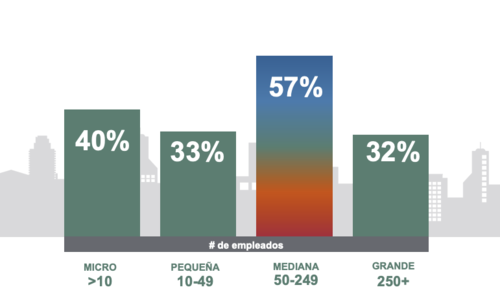 Las medianas empresas son las que reportan mayor inter&eacute;s en contrataci&oacute;n. (Foto: captura de pantalla)