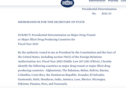 Guatemala figura en la lista de 22 países donde circula droga. (Foto: captura de pantalla)