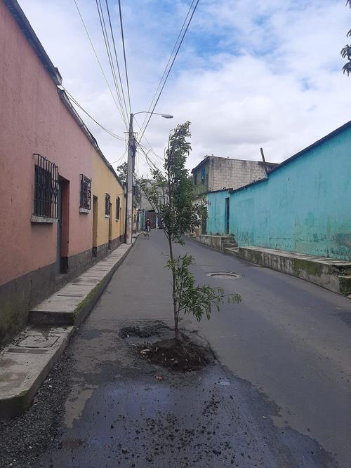 En las distintas zonas de Villa Nueva las calles se encuentran en mal estado. (Foto: Villa NuevaGuate)