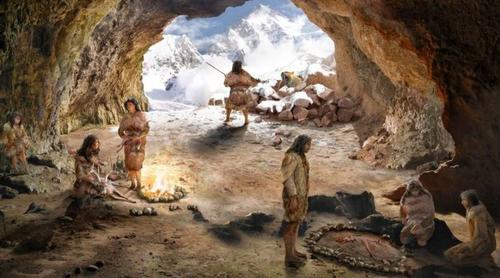 Los neandertales vivían en grupos de 5 a 15 personas y se vestían con pieles de animales (Foto:Captura de pantalla)