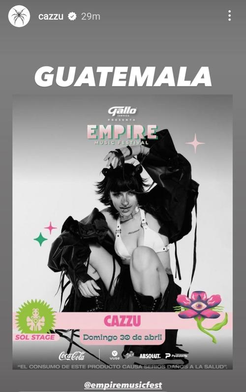 La argentina comparti&oacute; el p&oacute;ster de su invitaci&oacute;n al EMF. (Foto: captura de pantalla)