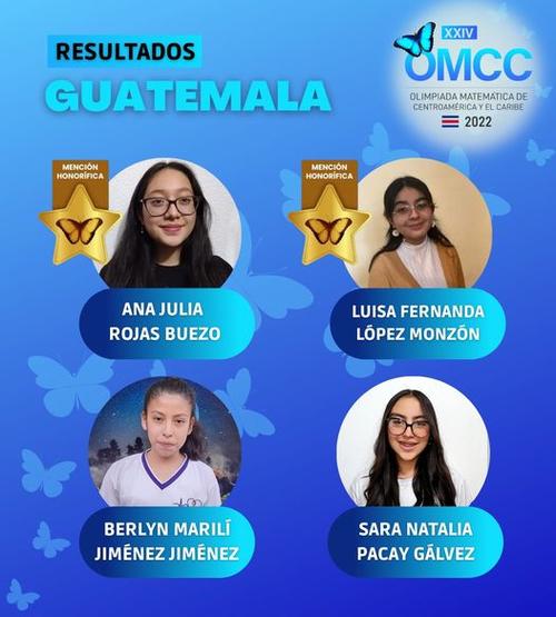 Ana Julia Rojas logr&oacute; destacar en las Olimpiadas de Matem&aacute;ticas de Centro Am&eacute;rica y Caribe 2022. (Foto: Asoc. de Matem&aacute;ticos de Guatemala)