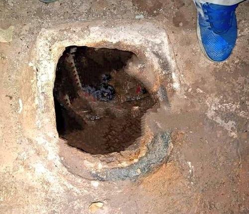 Este es el lugar en el que se ocult&oacute; el pandillero. 