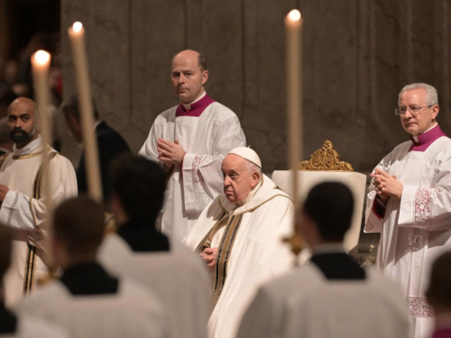 Misa, papa Francisco, Nochebuena