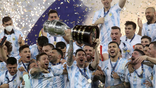 Argentina venció 1-0 a Brasil en el Estadio Maracaná para la final de la Copa América 2021. (Foto: Conmebol)