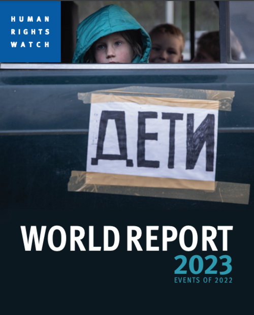 Esta es la portada del informe de HRW. (Foto: captura de pantalla)