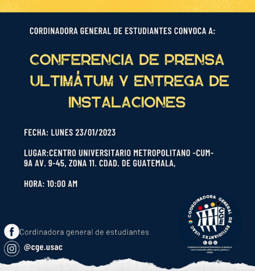 (Foto: Coordinadora General de Estudiantes) 