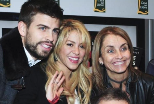 Shakira, Piqué y Montserrat Bernabeu. (Foto: Informalia)