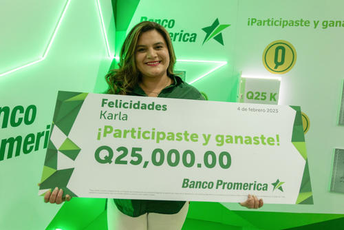 Banco Promerica, promoción, préstamos, premios en efectivo, Guatemala, Soy502