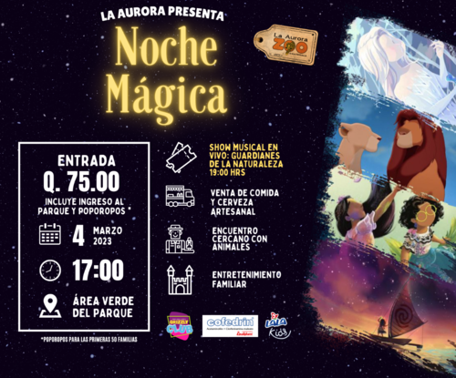 Vuelven las "Noches m&aacute;gicas". (Foto: Facebook/Zool&oacute;gico La Aurora)