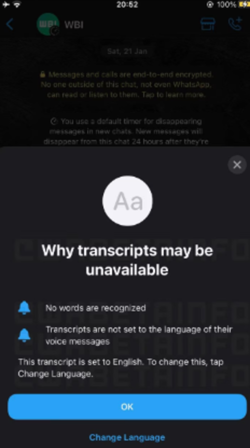 notas de voz Whatsapp