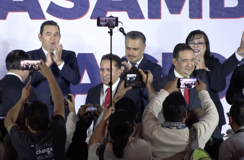 Sammy Morales fue proclamado como candidato presidencial. (Foto: captura de pantalla)