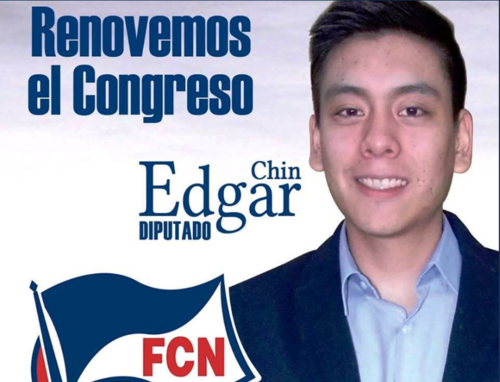 Edgar Chin intent&oacute; ser diputado por el partido FCN Naci&oacute;n. (Foto: FCN-Naci&oacute;n)