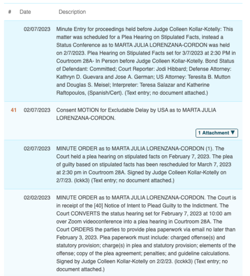 En los archivos de la Corte de Columbia quedó registrado que Lorenzana desea cambiar su declaración. (foto: Captura de pantalla)