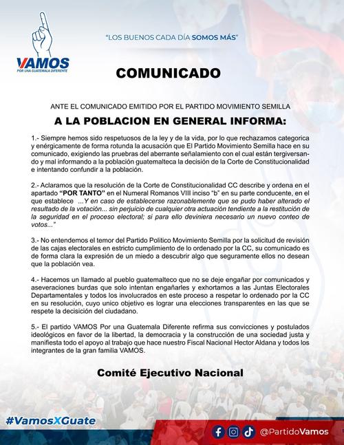 hector adolfo aldana reyes, viceministro transportes, fiscal vamos, elecciones guatemala, elecciones 2023