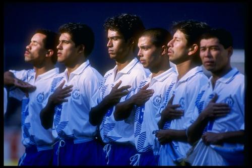 La selección de Guatemala en la Copa Oro de 1996.