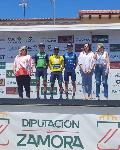 Sergio Chumil primer lugar vuelta a Zamora. (Foto: La Vuelta a Zamora)