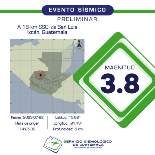 (Foto: Servicio Sismol&oacute;gico de Guatemala) 