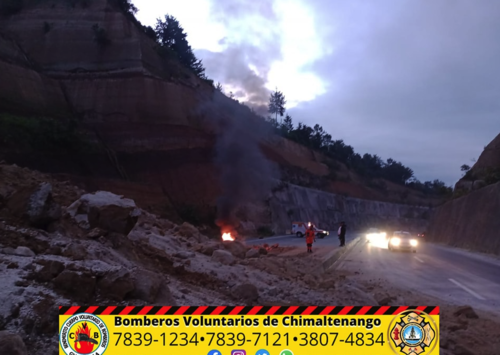 (Foto: Bomberos Voluntarios de Chimaltenango) 
