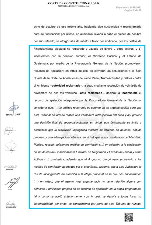 alejandro sinibaldi, caso arca, corrupci&oacute;n, partido patriota