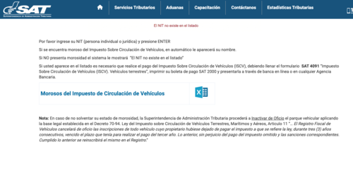 La SAT inactivará miles de vehículos este 2023. (Foto: captura de pantalla)