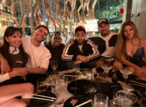 Shakira y Lewis Hamilton de salida con amigos. (Foto: Archivo/Soy502)