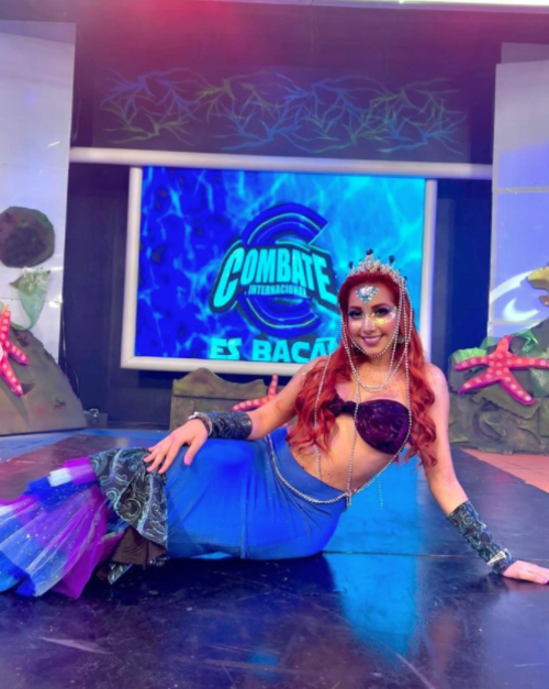 La famosa estuvo en Combate. Foto: Oficial.