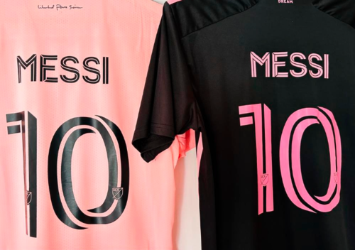 En Miami ya estampan sus camisetas con la 10 de Messi. (Foto: @BOLAVIPar)
