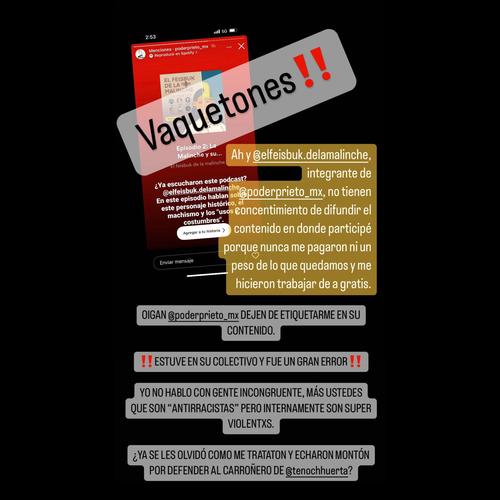 Denuncia que hizo Elena R&iacute;os. (Foto: Twitter)