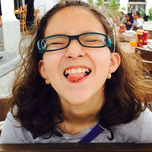 Regreso al colegio recientemente y estaba feliz por estudiar. (Foto: Cortes&iacute;a)