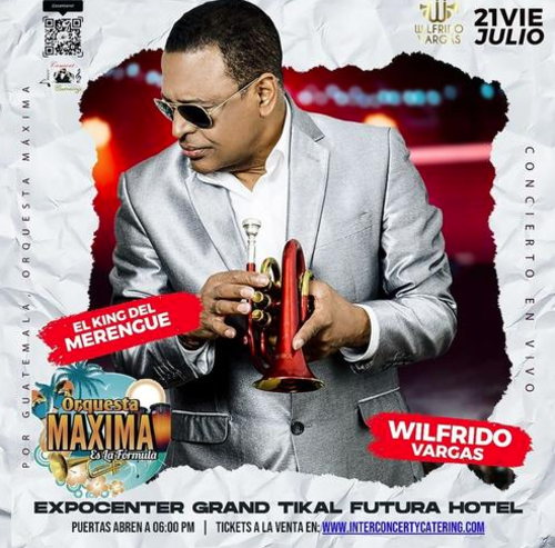 Wilfrido Vargas dará un show en Guatemala. (Foto: Oficial)