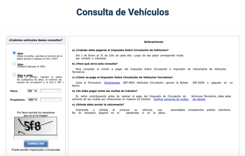 Los contribuyentes deben pagar el impuesto antes del 31 de julio. (Foto: captura de pantalla)