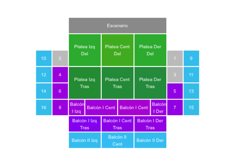 Locaciones, Jorge Drexler, precios