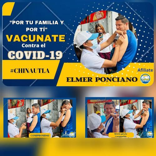 Elmer Ponciano con el Partido Creo.