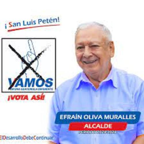 Efra&iacute;n Oliva buscaba la reelecci&oacute;n con el partido Vamos. (Foto: Facebook)