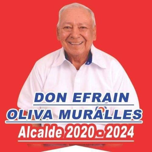 Efraín Oliva ganó la alcaldía 2020-2024 con el partido UCN. (Foto: Facebook)