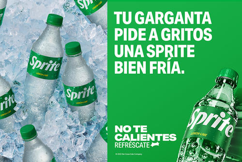 Sprite, Coca-Cola, identidad visual, nueva botella, verde, transparente, PET, reciclaje, Guatemala, Soy502