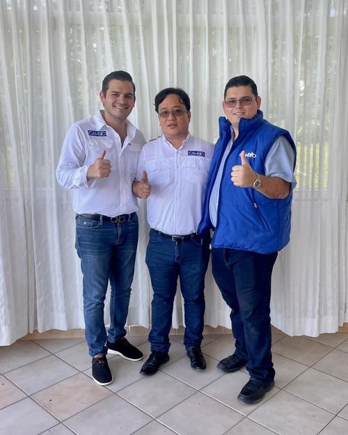 A la izquierda, Jorge Eduardo Baldizón y a la derecha Manuel Antonio Baldizón, ambos son hijos de Manuel Baldizón y buscan una curul en el congreso por el Partido Cambio. (Foto: redes sociales)