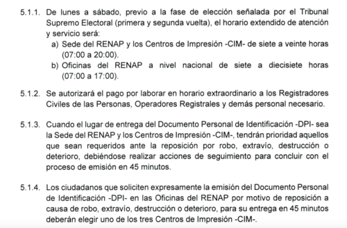 El Renap estableció los protocolos para Elecciones 2023. (Foto: captura de pantalla)