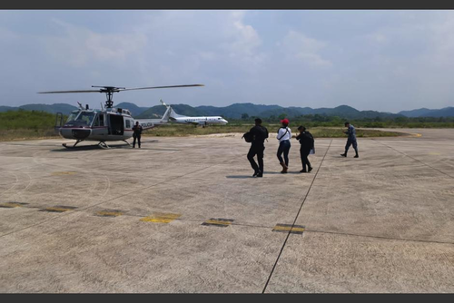 As&iacute; fue el traslado de "La Patrona" tras su captura. (Foto: PNC)